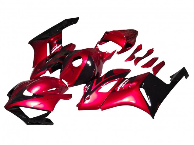 2004-2005 Honda CBR1000RR Motorcycle Fairings - Red Glossy Black Stripe Australia for Sale