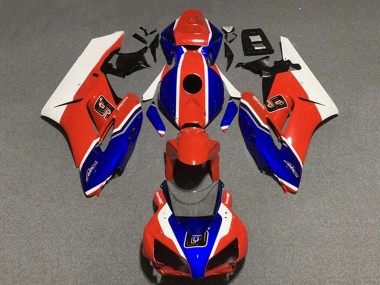2004-2005 Honda CBR1000RR Motorcycle Fairings - White Red Blue 6 Australia for Sale