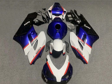 2004-2005 Honda CBR1000RR Motorcycle Fairings - White Blue Red Castrol Australia for Sale