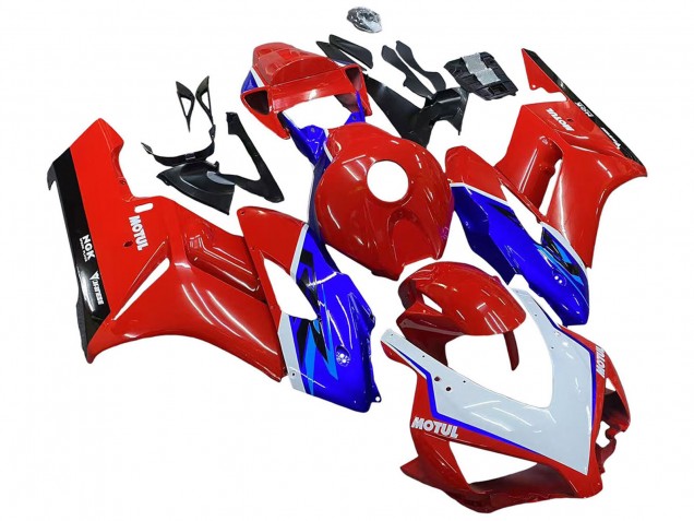 2004-2005 Honda CBR1000RR Motorcycle Fairings - Red Blue White Black Motul Australia for Sale