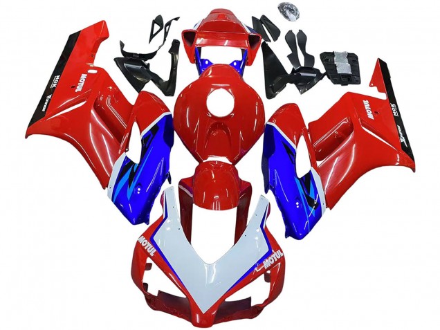 2004-2005 Honda CBR1000RR Motorcycle Fairings - Red Blue White Black Motul Australia for Sale