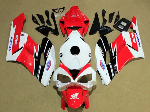 2004-2005 Honda CBR1000RR Motorcycle Fairings - White Red Matte Black Motul Australia for Sale