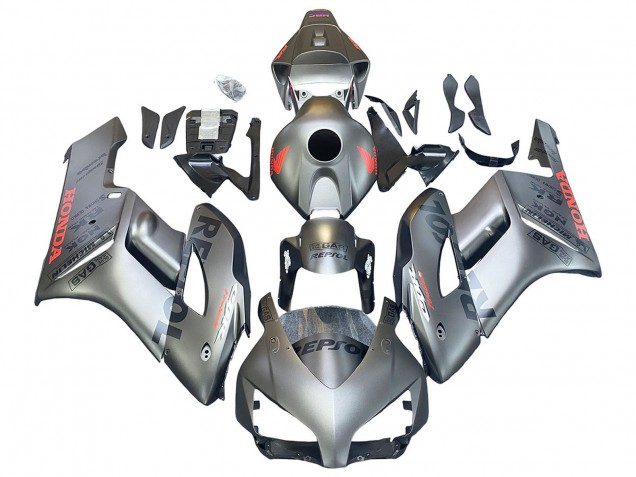 2004-2005 Honda CBR1000RR Motorcycle Fairings - Silver Repsol Australia for Sale