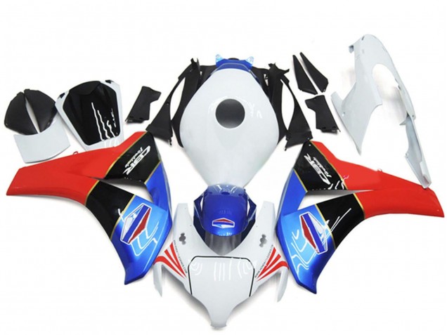 2008-2011 Honda CBR1000RR Motorcycle Fairings - White Blue Red Glossy Black Australia for Sale