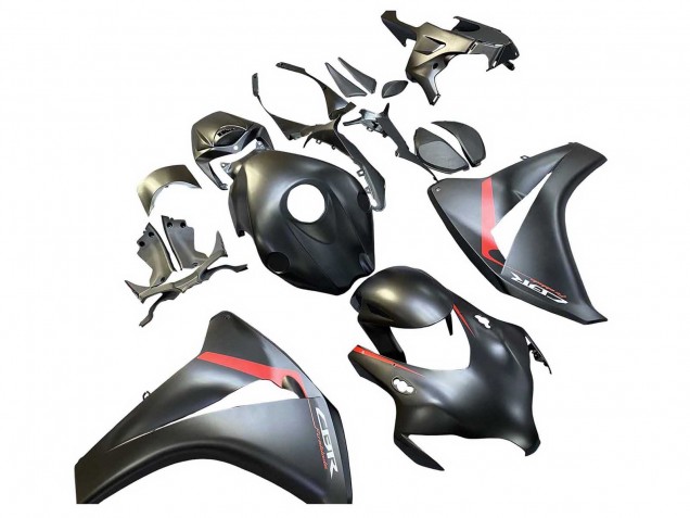2008-2011 Honda CBR1000RR Motorcycle Fairings - Matte Black Red Fireblade Australia for Sale