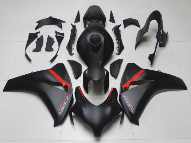 2008-2011 Honda CBR1000RR Motorcycle Fairings - Matte Black Red Fireblade Australia for Sale