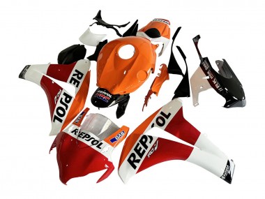 2008-2011 Honda CBR1000RR Motorcycle Fairing - Orange White Red Glossy Black Repsol HRC Australia for Sale