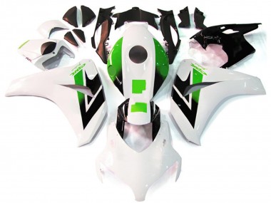 2008-2011 Honda CBR1000RR Motorcycle Fairing - White Green Glossy Black Australia for Sale