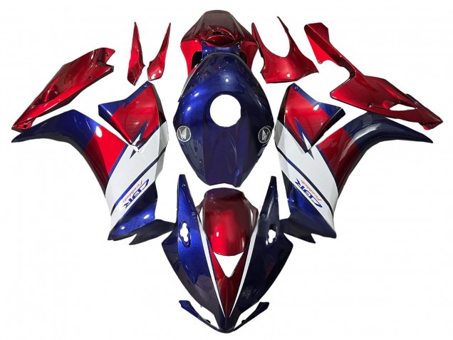 2012-2016 Honda CBR1000RR Motorcycle Fairings - Red Blue White Fireblade Australia for Sale