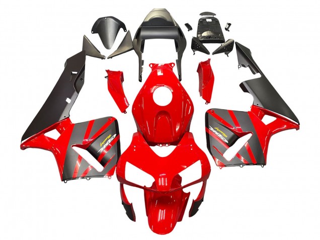 2003-2004 Honda CBR600RR Motorcycle Fairings - Red Matte Black Racing Australia for Sale