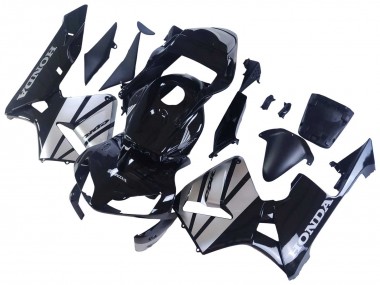 2003-2004 Honda CBR600RR Motorcycle Fairings - Silver Glossy Black Australia for Sale