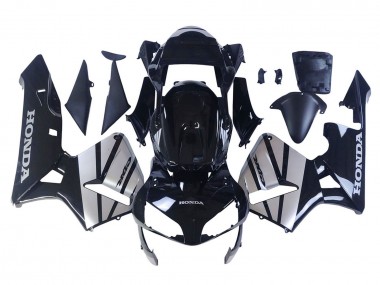 2003-2004 Honda CBR600RR Motorcycle Fairings - Silver Glossy Black Australia for Sale