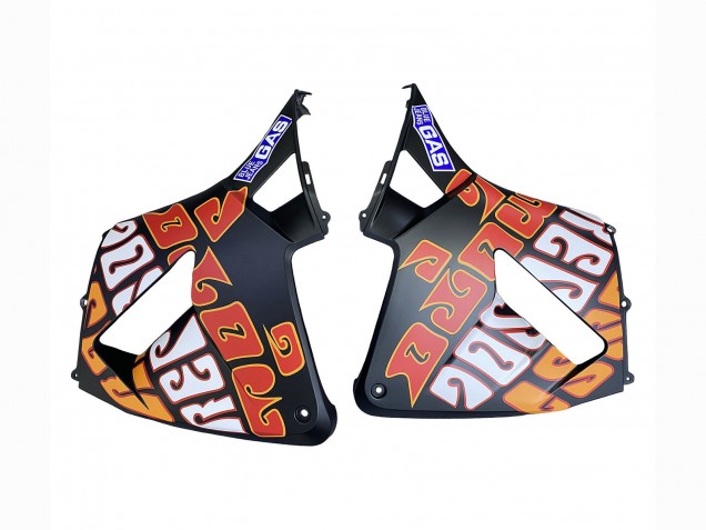 2003-2004 Honda CBR600RR Motorcycle Fairings - Matte Black Orange Repsol Rossi 46 Australia for Sale