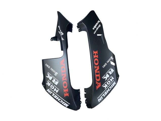 2003-2004 Honda CBR600RR Motorcycle Fairings - Matte Black Orange Repsol Rossi 46 Australia for Sale