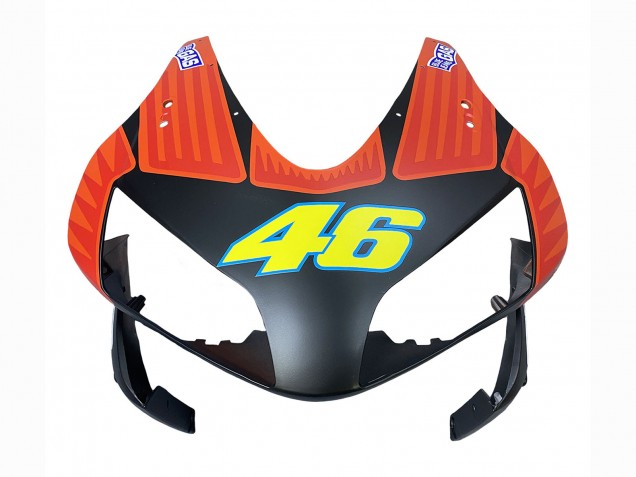 2003-2004 Honda CBR600RR Motorcycle Fairings - Matte Black Orange Repsol Rossi 46 Australia for Sale