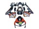 2003-2004 Honda CBR600RR Motorcycle Fairings - Matte Black Orange Repsol Rossi 46 Australia for Sale
