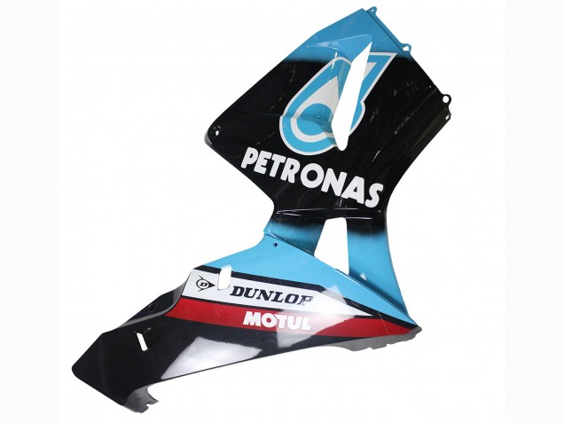 2003-2004 Honda CBR600RR Motorcycle Fairings - Light Blue Red Glossy Black Dunlop Australia for Sale