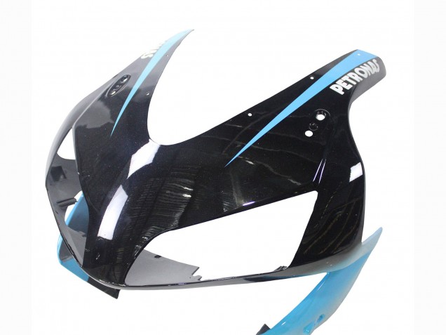 2003-2004 Honda CBR600RR Motorcycle Fairings - Light Blue Red Glossy Black Dunlop Australia for Sale