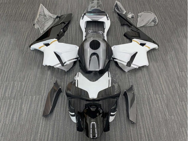 2003-2004 Honda CBR600RR Motorcycle Fairings - White Glossy Black Matte Black Australia for Sale