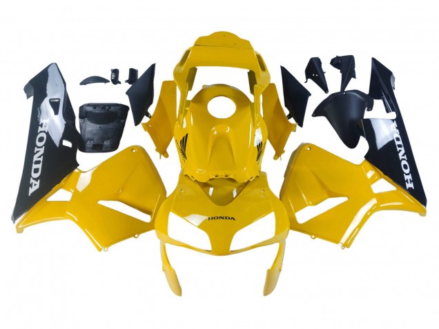 2003-2004 Honda CBR600RR Motorcycle Fairings - Yellow Glossy Black Australia for Sale
