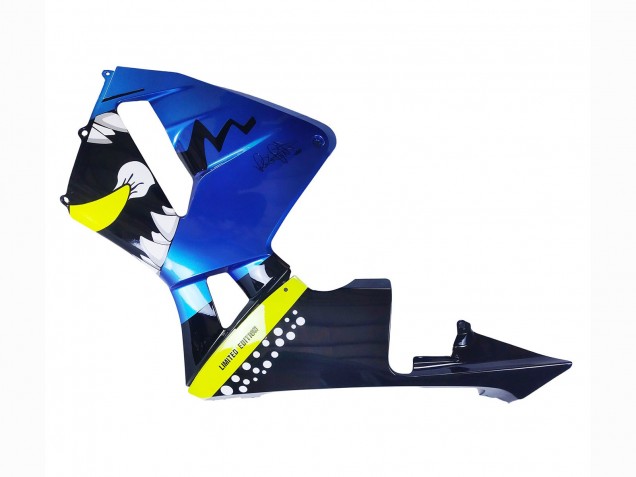 2003-2004 Honda CBR600RR Motorcycle Fairings - Blue Neon Yellow Glossy Black Shark Australia for Sale