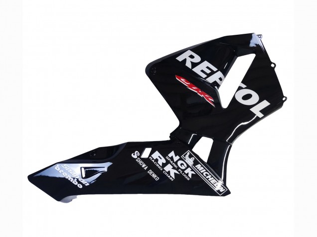 2003-2004 Honda CBR600RR Motorcycle Fairings - Glossy Black White Repsol Australia for Sale