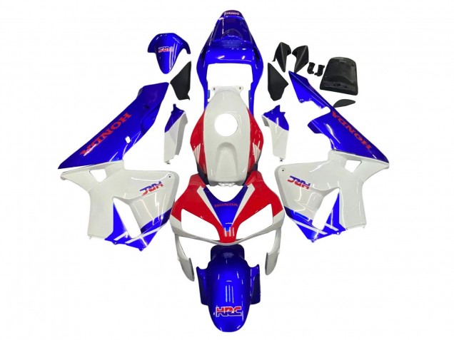2003-2004 Honda CBR600RR Motorcycle Fairings - White Blue Red HRC Australia for Sale