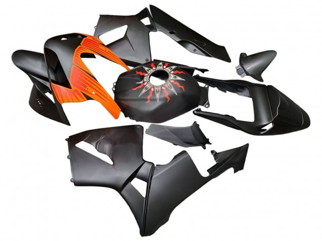 2003-2004 Honda CBR600RR Motorcycle Fairings - Matte Black Orange Australia for Sale