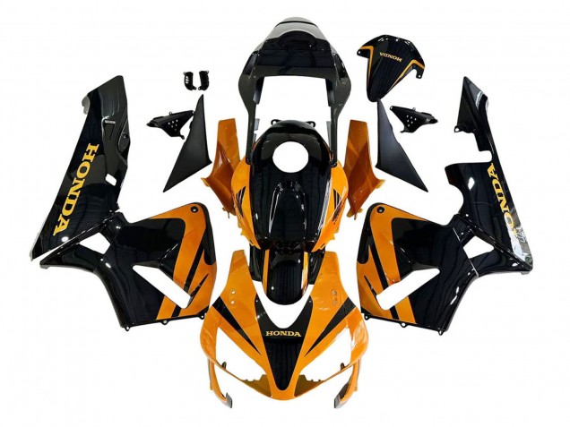 2003-2004 Honda CBR600RR Motorcycle Fairings Kits - Orange White Red Glossy Black Repsol Australia for Sale