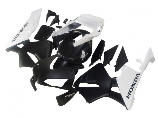 2003-2004 Honda CBR600RR Motorcycle Fairings - White Matte Black Australia for Sale