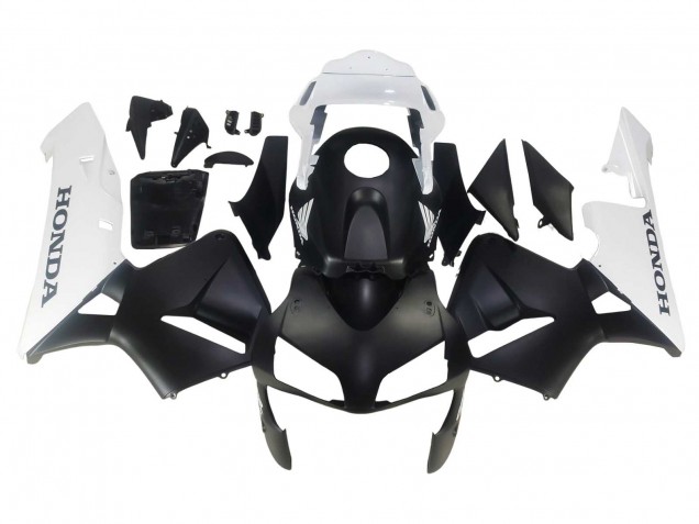 2003-2004 Honda CBR600RR Motorcycle Fairings - White Matte Black Australia for Sale