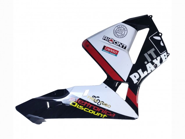 2003-2004 Honda CBR600RR Motorcycle Fairings - White Red Glossy Black DENSO Rimont Australia for Sale