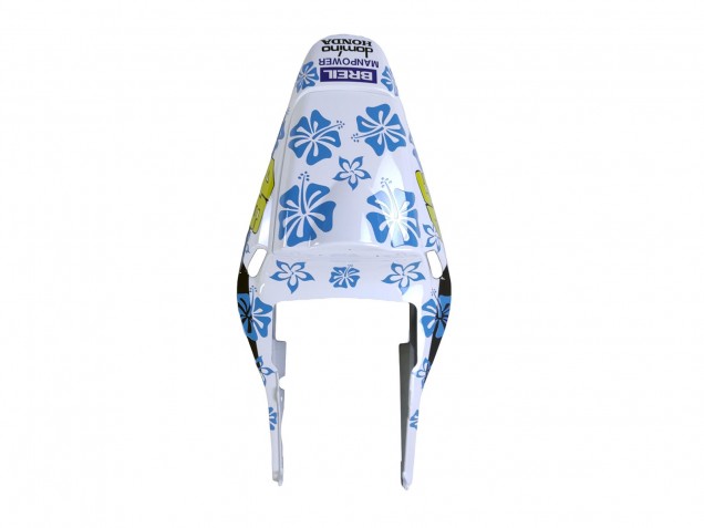 2003-2004 Honda CBR600RR Motorcycle Fairings - White Blue Red Nastro Azzurro 46 Australia for Sale