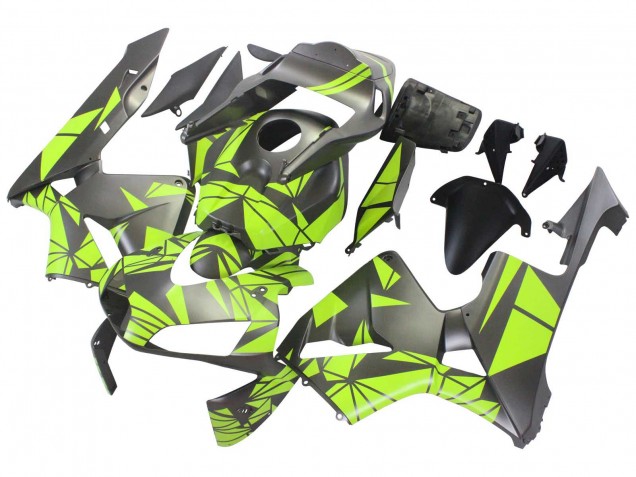 2003-2004 Honda CBR600RR Motorcycle Fairings - Yellow Matte Black Australia for Sale