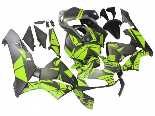 2003-2004 Honda CBR600RR Motorcycle Fairings - Yellow Matte Black Australia for Sale