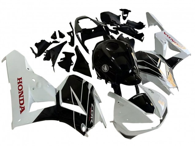 2013-2023 Honda CBR600RR Motorcycle Fairing Kits - White Glossy Black Australia for Sale