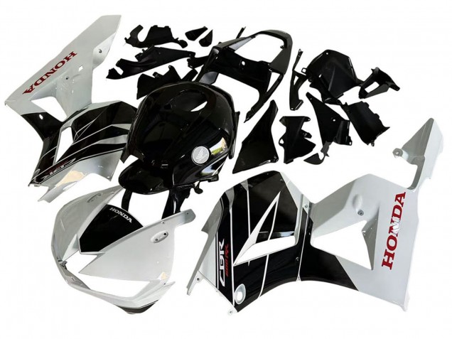 2013-2023 Honda CBR600RR Motorcycle Fairing Kits - White Glossy Black Australia for Sale