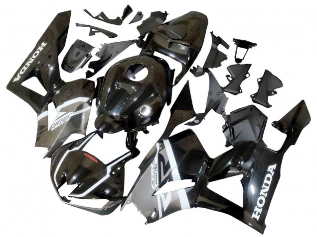 2013-2023 Honda CBR600RR Motorcycle Fairings - Silver Glossy Black Australia for Sale