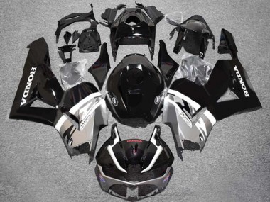 2013-2023 Honda CBR600RR Motorcycle Fairings - Silver Glossy Black Australia for Sale
