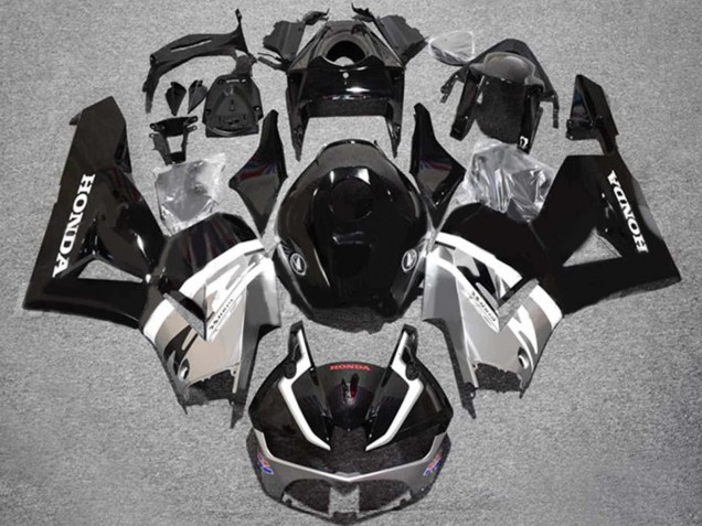 2013-2023 Honda CBR600RR Motorcycle Fairings - Silver Glossy Black Australia for Sale