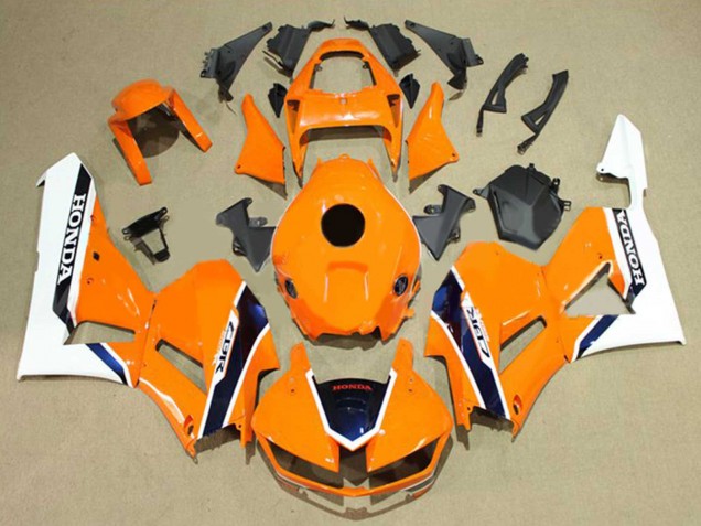 2013-2023 Honda CBR600RR Motorcycle Fairings - White Orange Dark Blue Australia for Sale