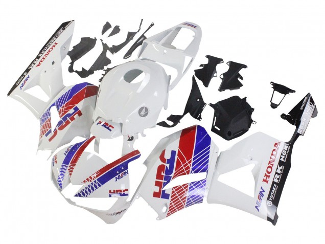 2013-2023 Honda CBR600RR Motorcycle Fairing - White Red Blue HRC Australia for Sale