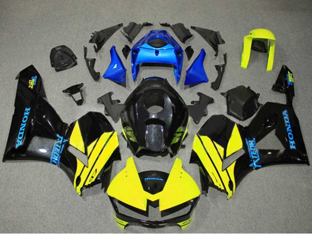 2013-2023 Honda CBR600RR Motorcycle Fairings - Blue Yellow Glossy Black Australia for Sale