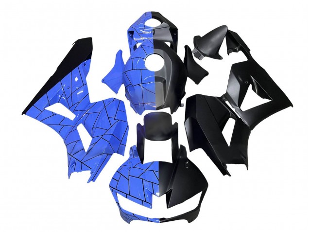 2013-2023 Honda CBR600RR Motorcycle Fairing - Blue Matte Black Australia for Sale