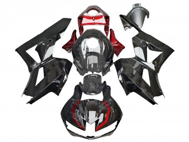2013-2023 Honda CBR600RR Motorcycle Fairings - Glossy Black Red Australia for Sale