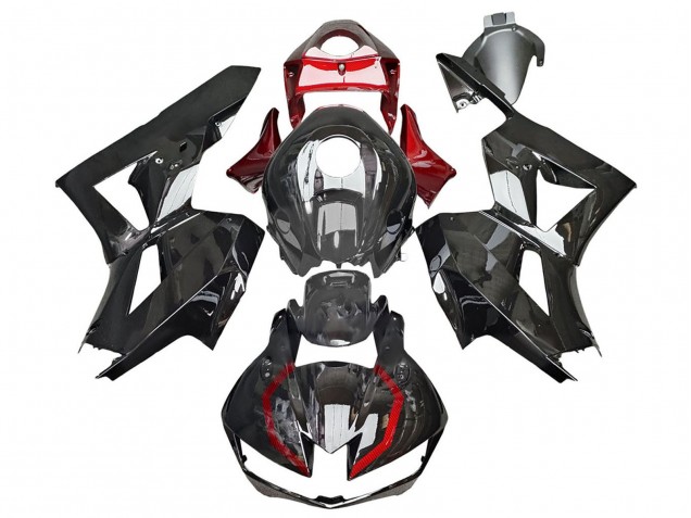 2013-2023 Honda CBR600RR Motorcycle Fairings - Glossy Black Red Australia for Sale