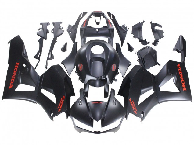 2013-2023 Honda CBR600RR Motorcycle Fairings - Matte Black Red Decals Australia for Sale