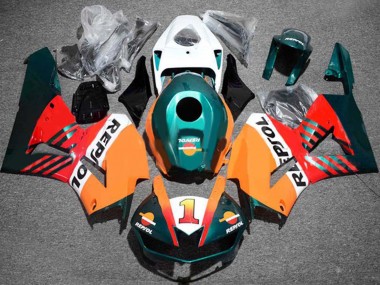 2013-2023 Honda CBR600RR Motorcycle Fairings - Orange White Red Glossy Black Dark Green Repsol 1 Australia for Sale