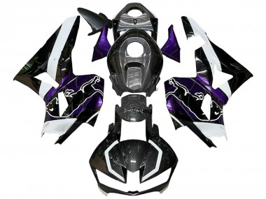 2013-2023 Honda CBR600RR Motorcycle Fairings - Black Carbon Fiber White Purple Red Bull Australia for Sale