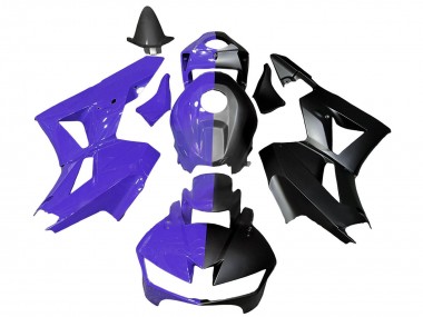 2013-2023 Honda CBR600RR Motorcycle Fairings - Purple Matte Black Split Australia for Sale